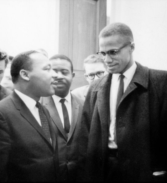 Fichier:Martin Luther King et Malcolm X.jpg