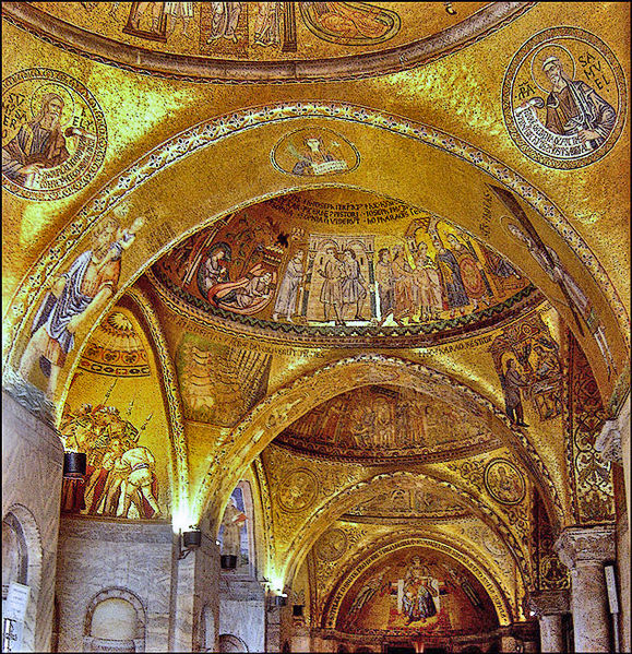 Fichier:Venise Saint Marc mosaiques.jpg