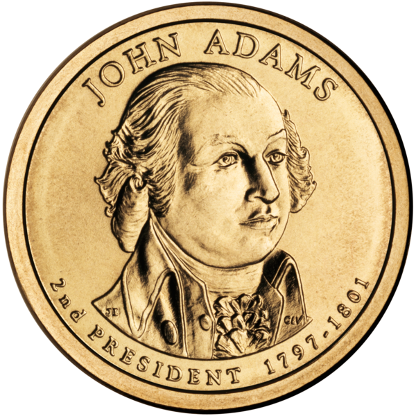 Fichier:John Adams Presidential $1 Coin obverse.png