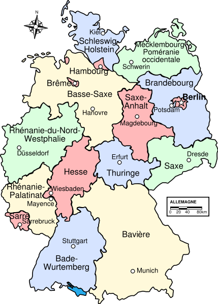 Fichier:Länder de l'Allemagne.png
