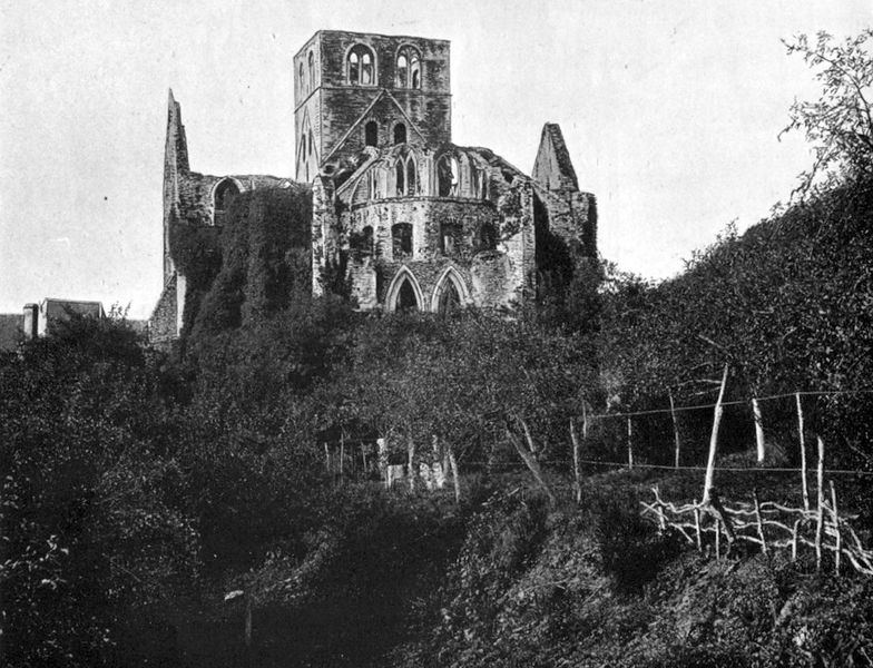 Fichier:Abbaye de Hambye vers 1900.jpg