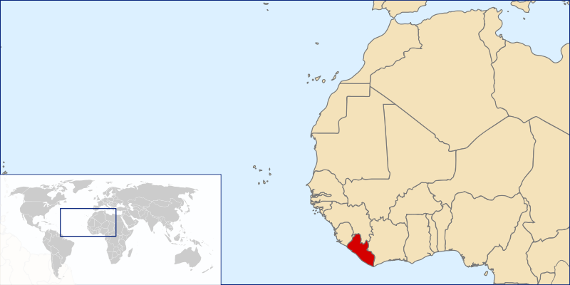 Fichier:Localisation du Liberia.png