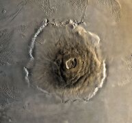 Olympus Mons vu à la verticale