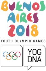Logo de la 3e édition des Jeux olympiques de la jeunesse d'été.