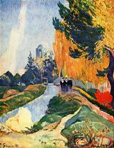 Les Alyscamps, par Paul Gauguin, 1888.
