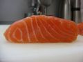La chair du saumon doit également sa couleur rose à l'astaxanthine.