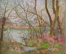 Pissarro, Bords de l'Oise, près de Pontoise, temps gris (1878)