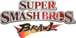 Logo de Super Smash Bros. Brawl, troisième jeu de la série.