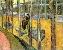 Les Alyscamps, par Vincent Van Gogh, 1888.