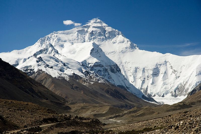 Fichier:Everest face Nord Tibet.jpg