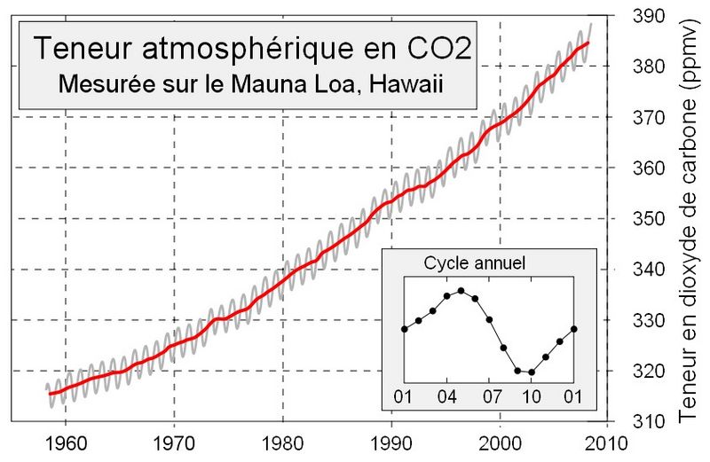 Fichier:Teneur atmosphérique en CO2 mesurée sur le Mauna Loa.jpeg
