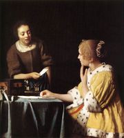 La Maîtresse et la servante, 1666-1667, The Frick Collection, New York (volé à deux reprises)