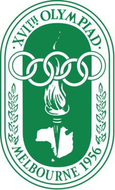 Logo de la XVIe édition des Jeux olympiques d'été.