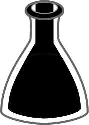Fichier:Conical flask stylised.svg