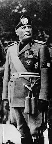 Benito Mussolini en Yougoslavie.