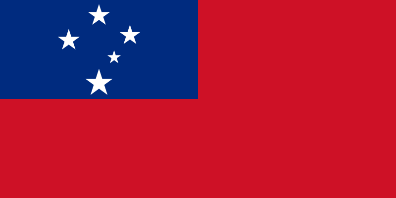 Fichier:Drapeau des Samoa.svg