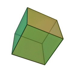 Hexaèdre régulier (cube)