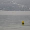 Je me suis baigné dans le lac d'Annecy, jusqu'à cette bouée le 2 décembre 2012 ;