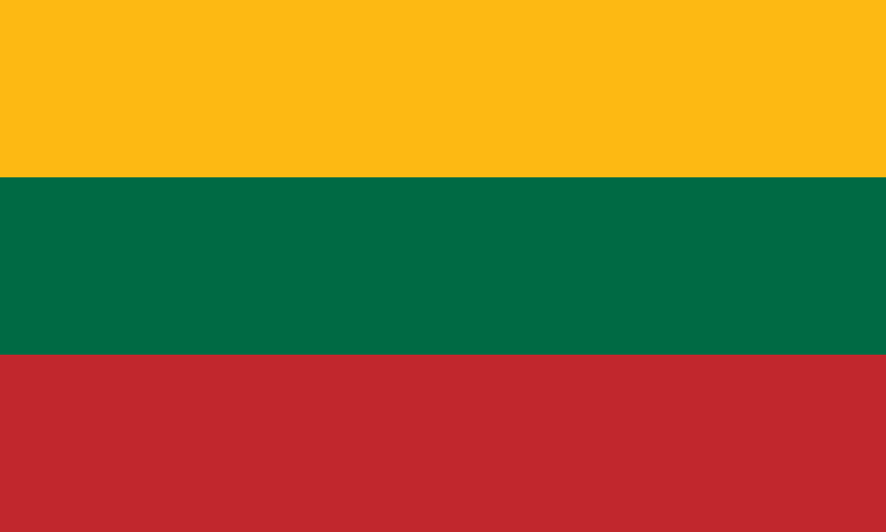 Fichier:Drapeau de la Lituanie.svg