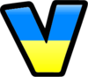 Favicon aux couleurs du drapeau Ukrainien