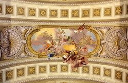 Allegory of war and Law - Prunksaal - Austrian National Library.jpg