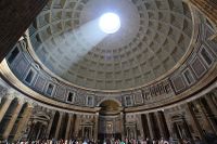Coupole du Panthéon de Rome (vu de l'intérieur)