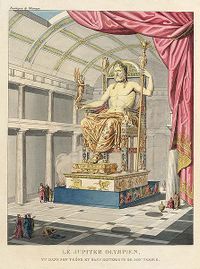 Statue De Zeus A Olympie Vikidia L Encyclopedie Des 8 13 Ans