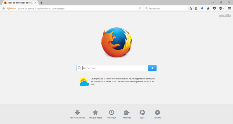 Fichier:Firefox menu demarrage.PNG