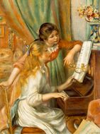 Auguste Renoir, Jeunes filles au piano, 1892 (musée d'Orsay).