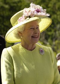 La reine Élisabeth II en 2007.