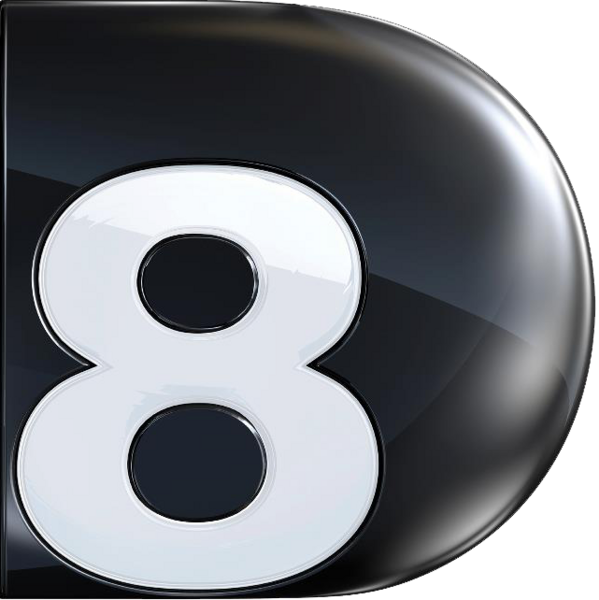 Fichier:D8 logo (2012).png