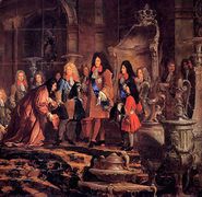 Le trône d'argent de Louis XIV en 1685
