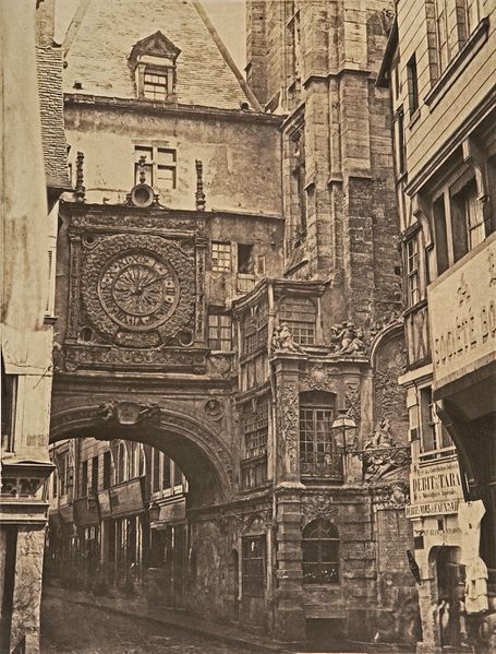 Fichier:Rouen - Gros Horloge vers 1860.jpg
