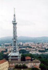 La tour métallique de Fourvière
