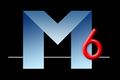 Deuxième logo du groupe M6 rendu officiel en juin 1987.