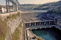 Le barrage de Génissiat