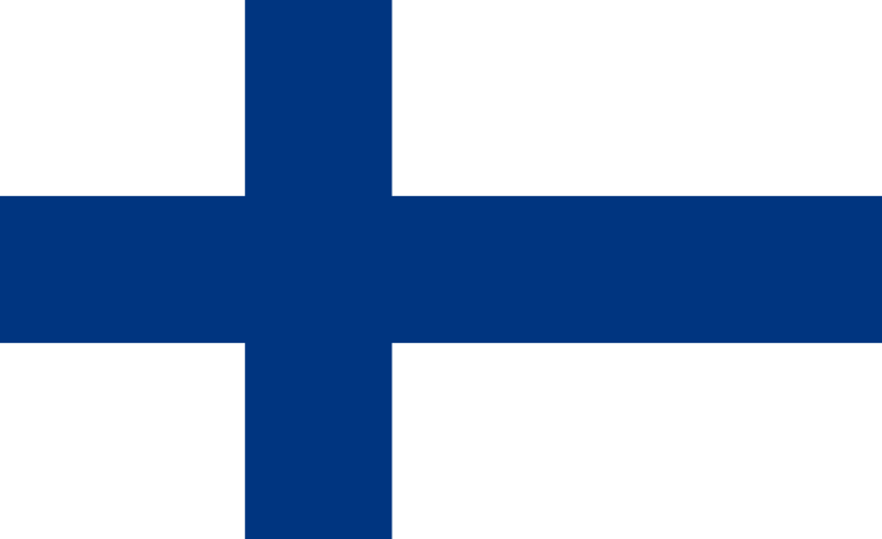 Fichier:Drapeau de la Finlande.svg