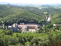 L'abbaye cistercienne de Fontfroide, dans l'Aude