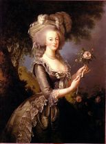 Portrait de Marie-Antoinette dit "Marie-Antoinette à la rose". 1783, par Élisabeth Vigée Le Brun