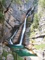 La cascade de Savica, située dans le parc national du Triglav.