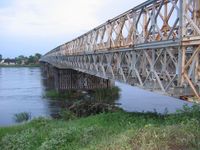 Pont Bailey sur le Nil Blanc, à Djouba, capitale du Soudan du Sud.