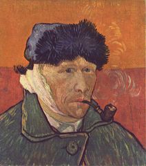 Autoportrait à l'oreille coupée, 1889.
