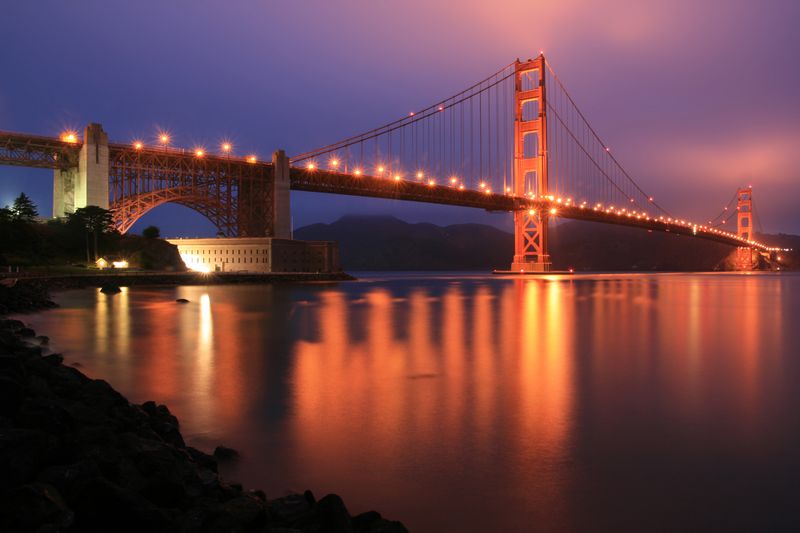 Fichier:Fort Point National Historic Site and Golden Gate Bridge.jpg