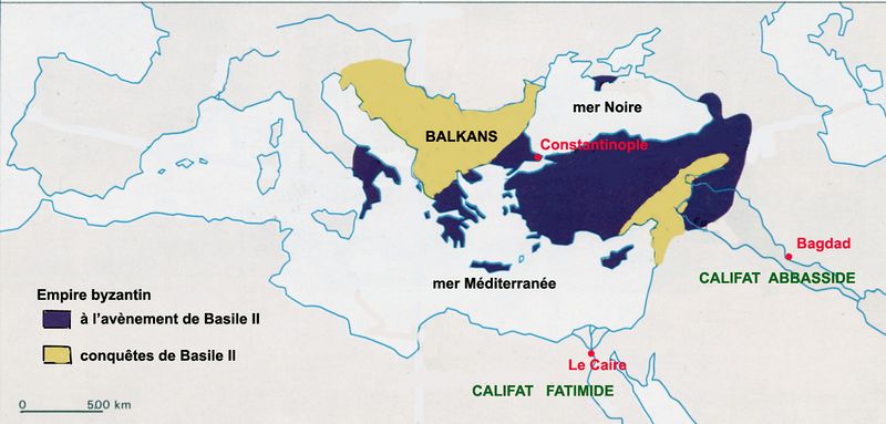 Fichier:Empire byzantin sous Basile II.jpg