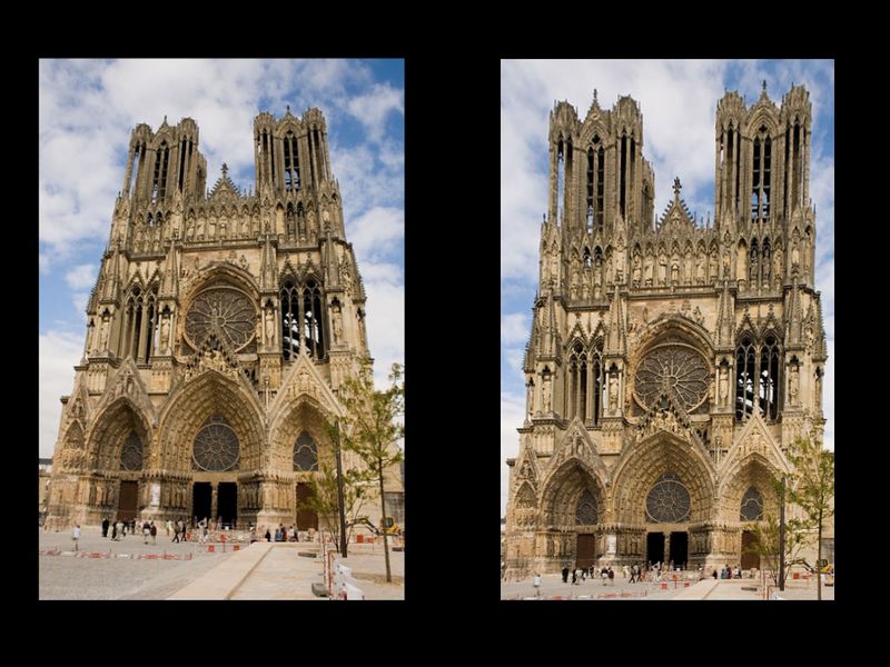 Fichier:Facade de la Cathédrale de Reims - Parvis2.jpg