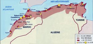 pays du maghreb