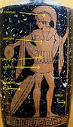 Hoplite grec (Ve siècle av. J-C).