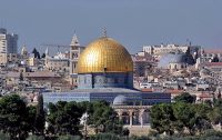 Le dôme du Rocher, à Jérusalem
