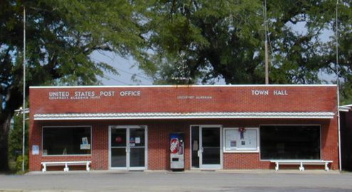 Un bureau de poste dans l'Alabama