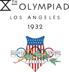 Logo de la Xe édition des Jeux olympiques d'été.